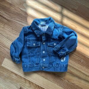 6-9 Months Vintage Kids Blue Denim Jacket